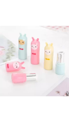 Cute Empty Lipstick Tube pink blue yellow private lable lipstick tubes