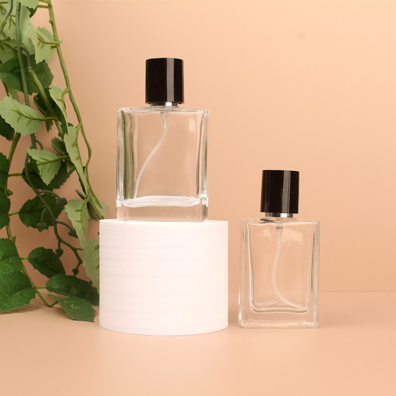 Portable Perfume Sub Bottled 30ML Spray 50ML Pressed Glass