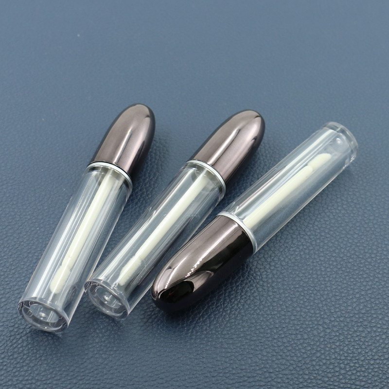 Round Spot 5ml Luxury Empty Lip Gloss Tubes UV Coating OEM