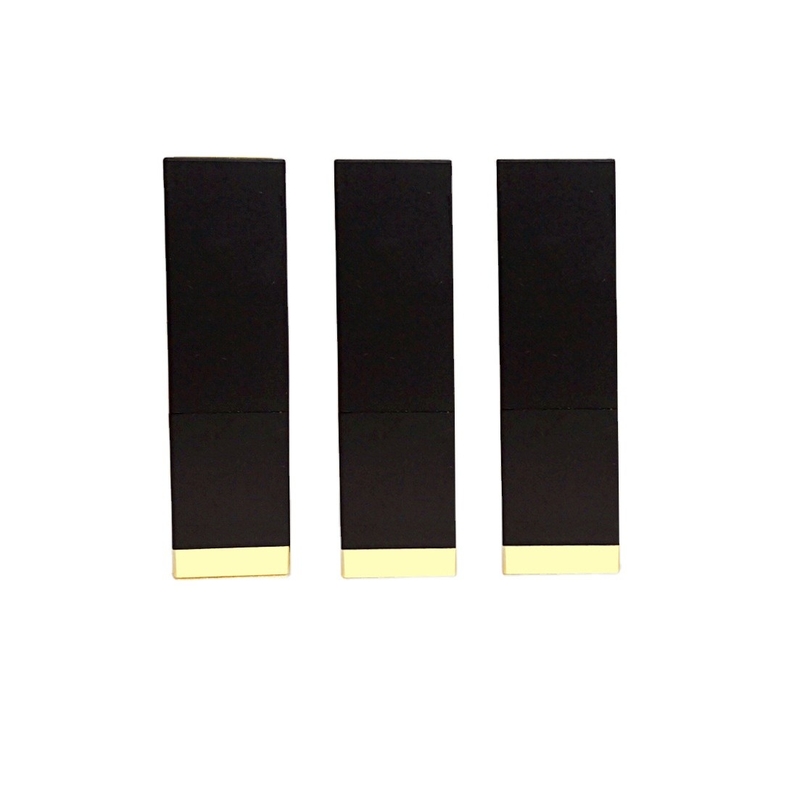 Matte Black Private Label Square Empty Lipstick Tube OEM ODM